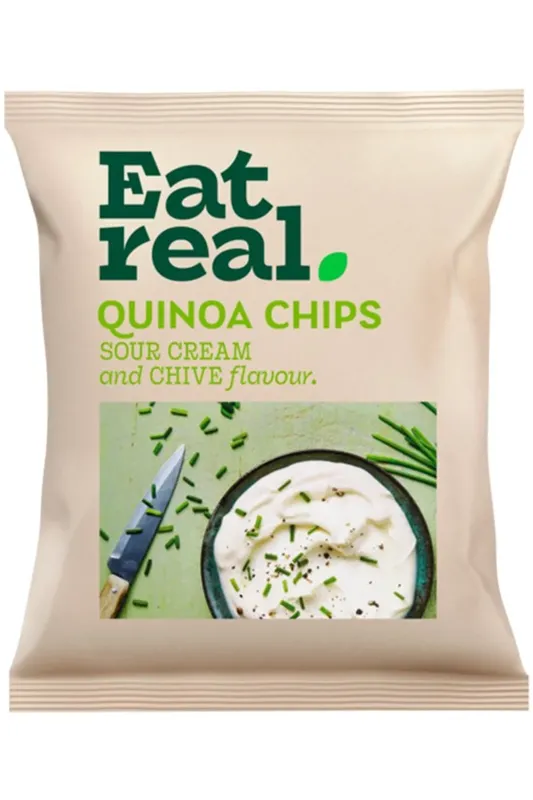 Quinoa Sour Cream & Chive 40g (Eat Real)