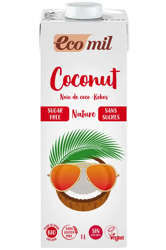 Organic Sugar Free Coconut Milk Drink 1L (Ecomil)