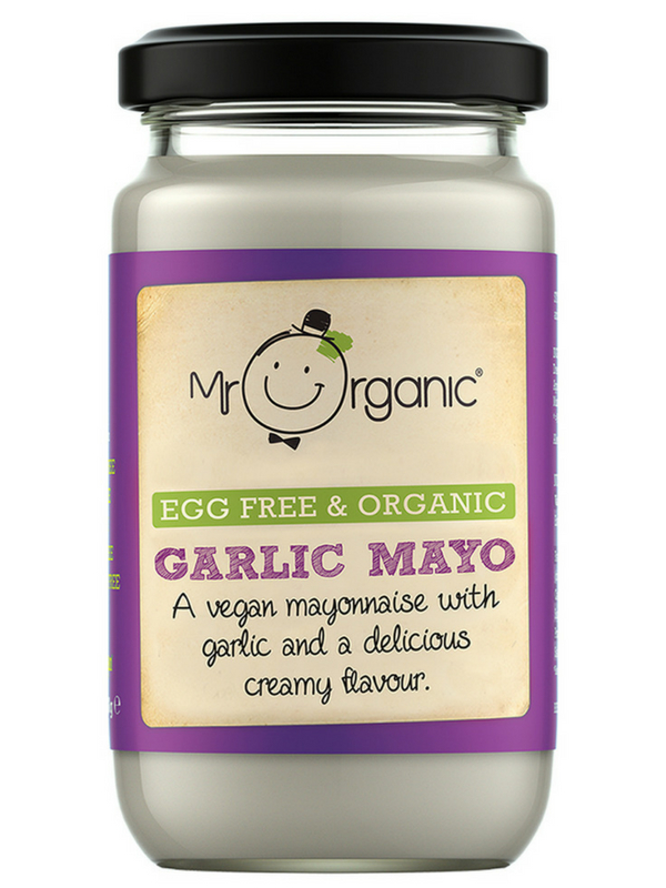 Egg-free Garlic Mayonnaise 180g, Organic (Mr Organic)
