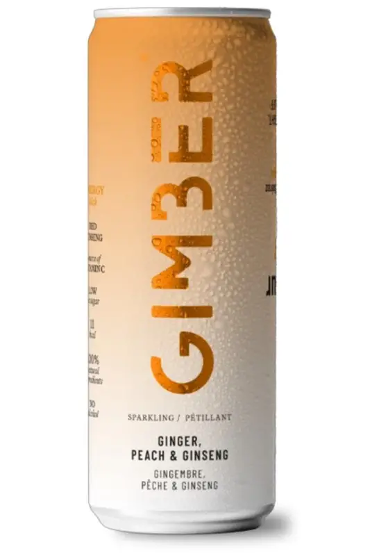 Organic Energy Ginger Sparkling Ready-To-Drink Can 250ml (Gimber)