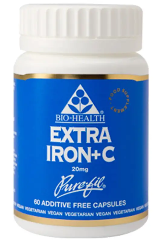 Extra Iron 60 Capsules (Bio-Health)