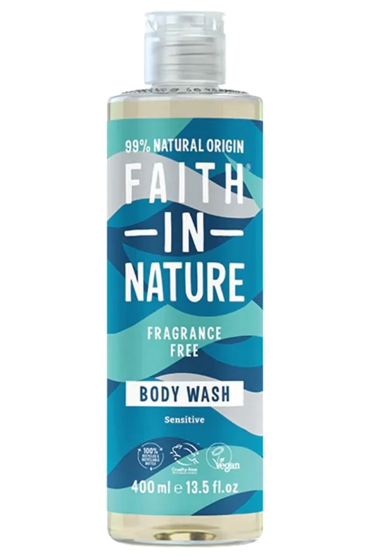 Fragrance Free Body Wash 400ml (Faith in Nature)