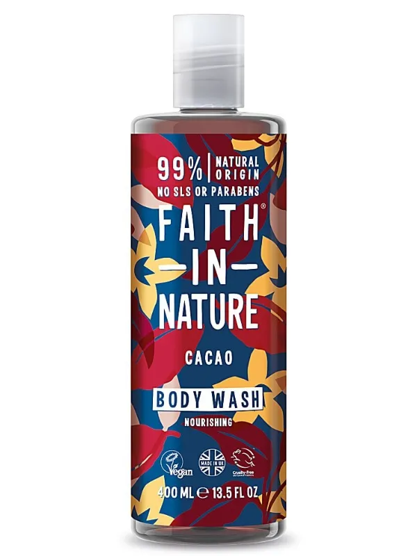 Chocolate Shower Gel & Foam Bath 400ml (Faith in Nature)