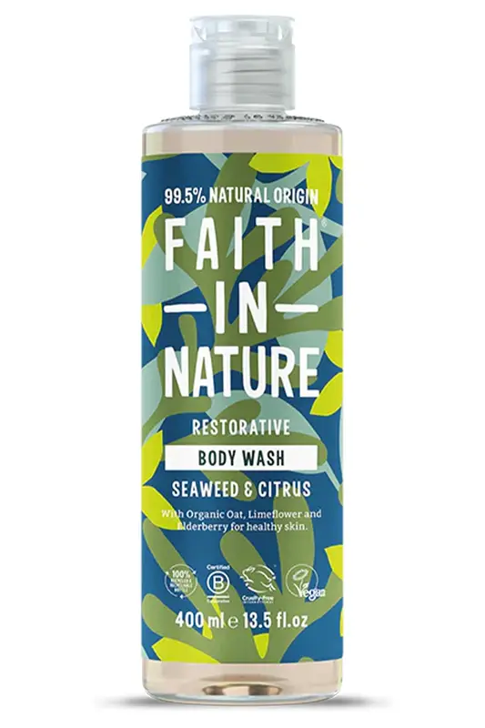 Seaweed & Citrus Body Wash 400ml (Faith in Nature)