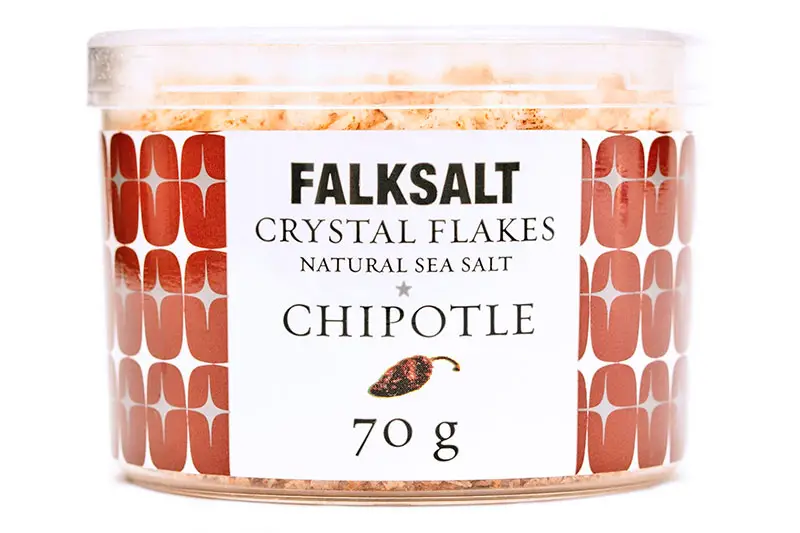 Chipotle Crystal Sea Salt Flakes 70g (Falksalt)