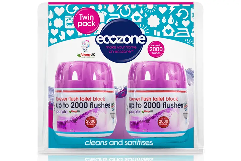 Forever Flush Purple Twin Pack, 2000 Flushes (Ecozone)
