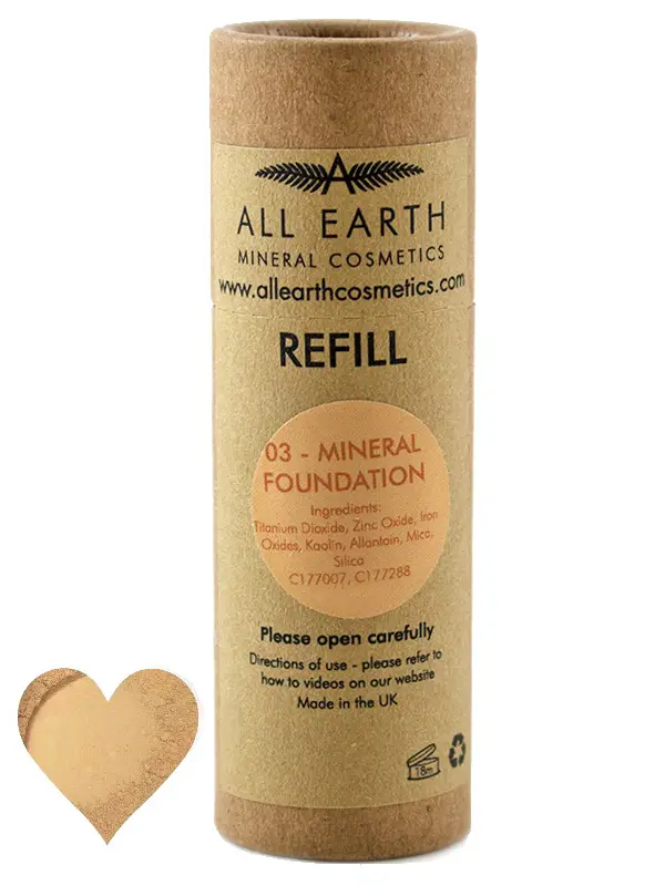 Mineral Foundation shade 03, Refill 4g (All Earth Mineral Cosmetics)