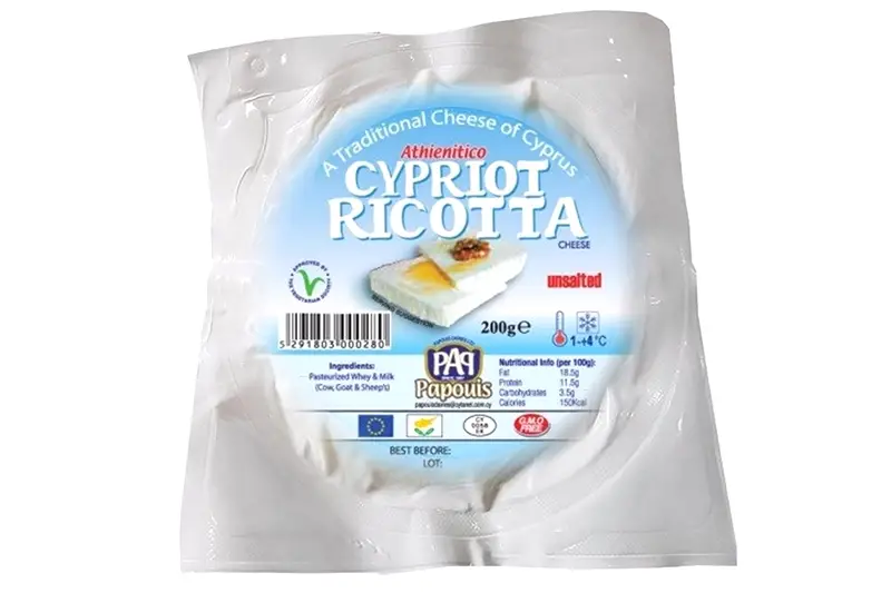 Fresh Ricotta Cheese 200g (Papouis)