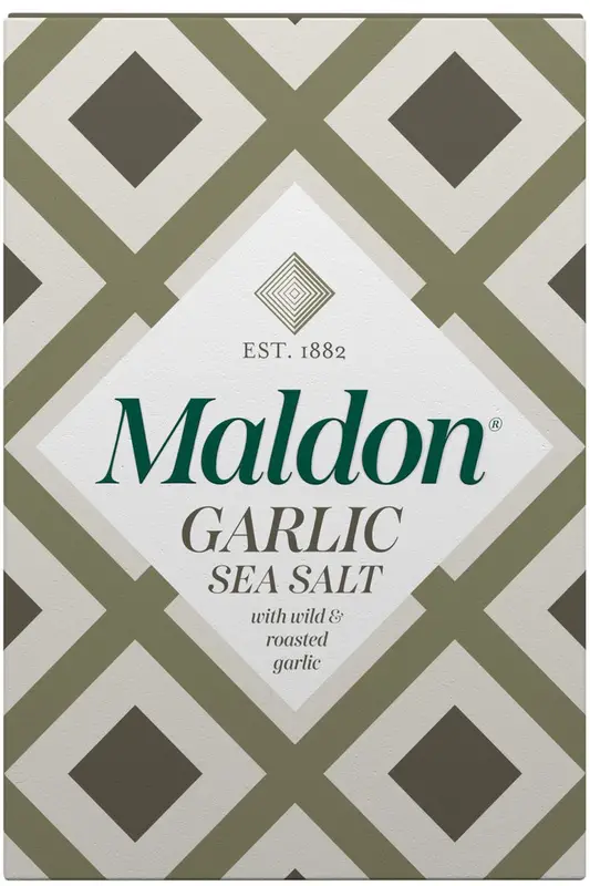 Garlic Sea Salt 100g (Maldon Salt)