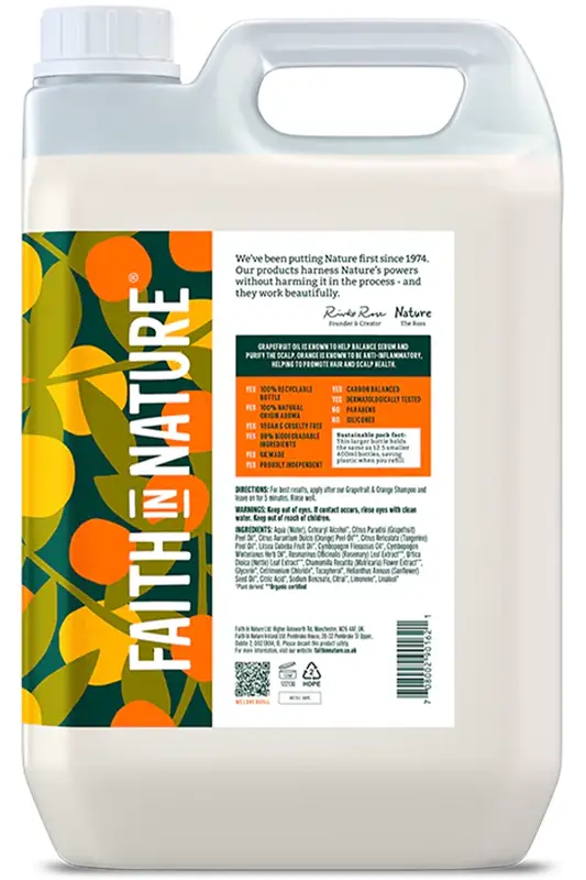 Grapefruit & Orange Conditioner 5L (Faith in Nature)