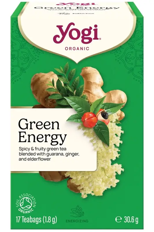 Organic Green Energy Tea x 17 Bags (Yogi Tea)