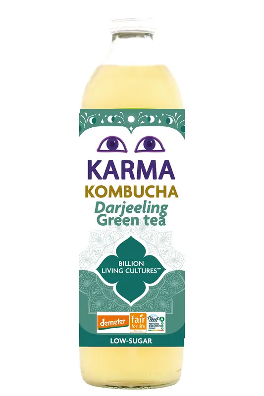 Organic Green Tea 500ml (Karma Kombucha)