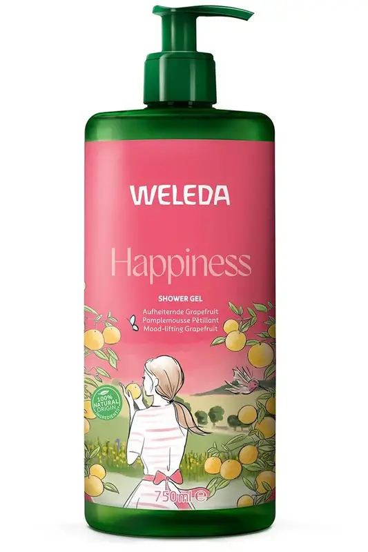 Happiness Shower Grapefruit Gel 750ml (Weleda)