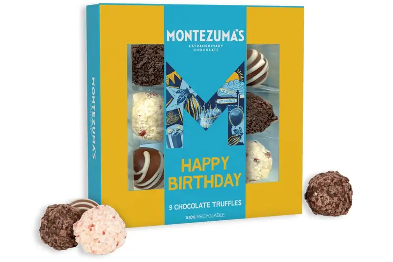 Happy Birthday Truffle Box 110g (Montezuma's)