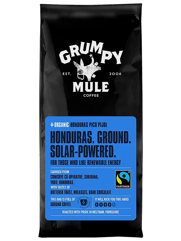 Organic Honduras Pico Pijol Ground Coffee 227g (Grumpy Mule)