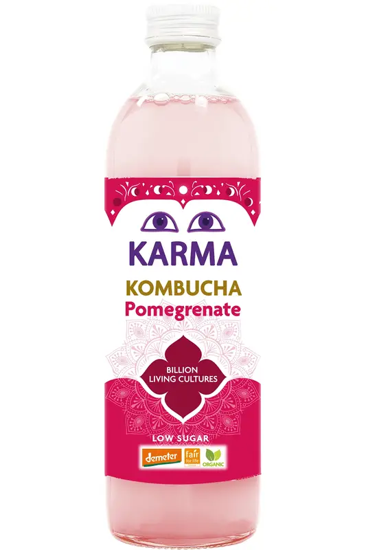 Organic Pomegranate 1L (Karma Kombucha)