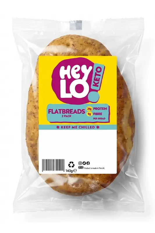 Keto Flatbreads 140g (HeyLO)