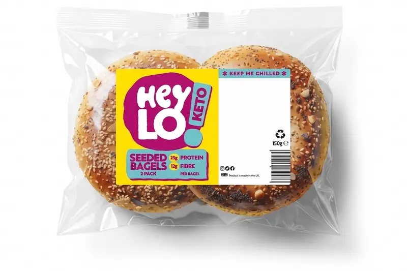 Keto Seeded Bagels 150g (HeyLO)