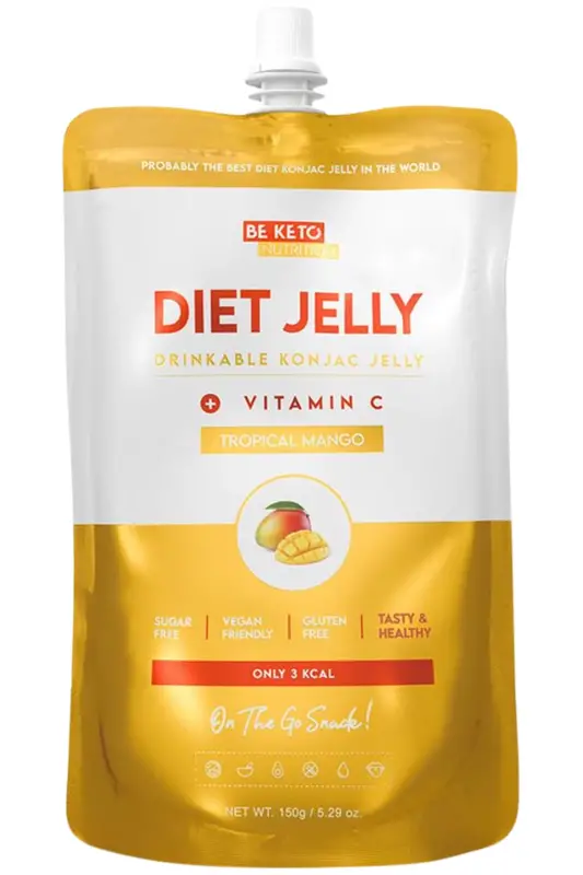 Konjac Tropical Mango Jelly 150g (BeKeto)
