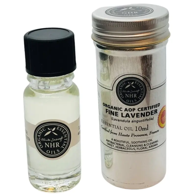 Organic Food Grade Lavender Fine AOP Oil 10ml (NHR Organic Oils)