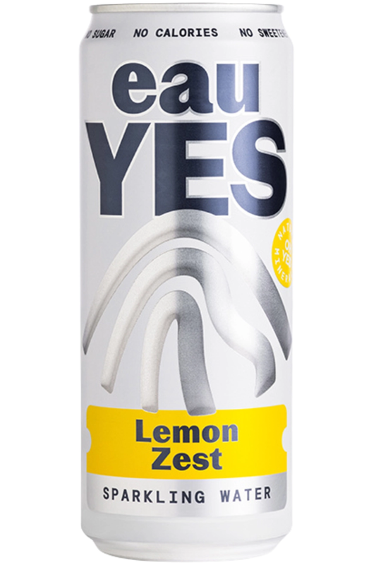 Lemon Zest Sparkling Mineral Water 330ml (eauYES)