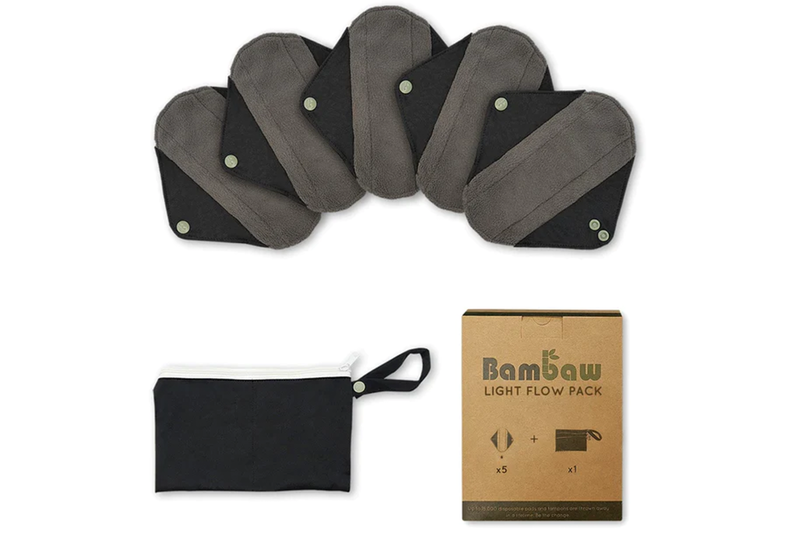 Sanitary Pads - Light Flow (Pack of 5) (Bambaw)