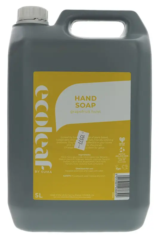 Grapefruit Liquid Hand Soap 5L (Ecoleaf)