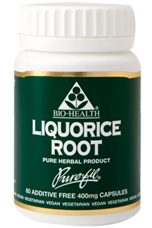Liquorice Root 60 Capsules (Bio-Health)