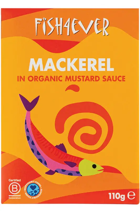 Mackerel Fillets in Mustard Sauce 120g (Fish4Ever)