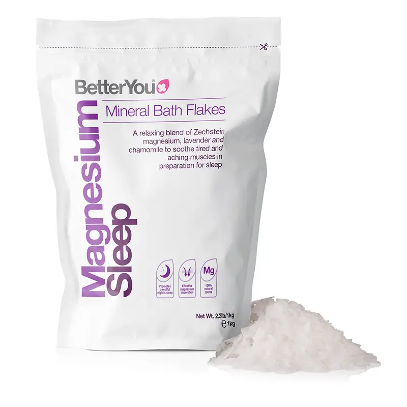 Magnesium Sleep Bath Flakes 1kg (BetterYou)