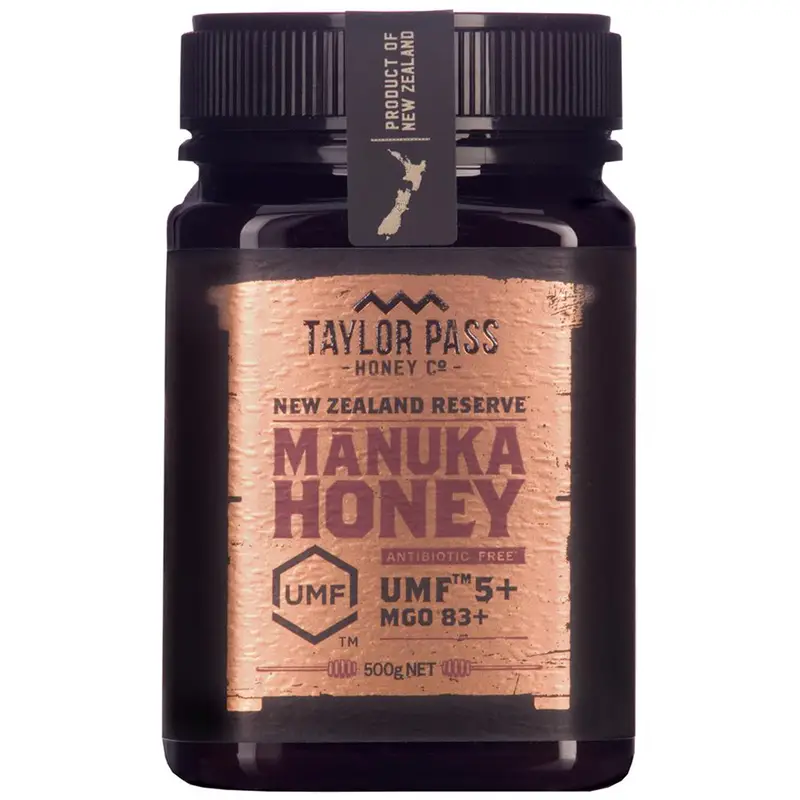 Manuka Honey UMF5+/MGO83 500g (Taylor Pass Honey)
