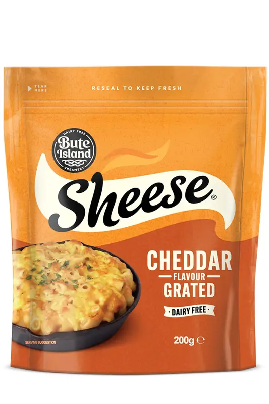 Mature Cheddar Style Grated 200g (Bute Island Food Sheese)