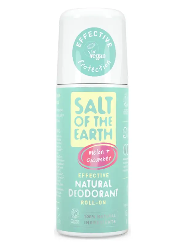 Melon & Cucumber Roll-On Deodorant 75ml (Salt Of the Earth)