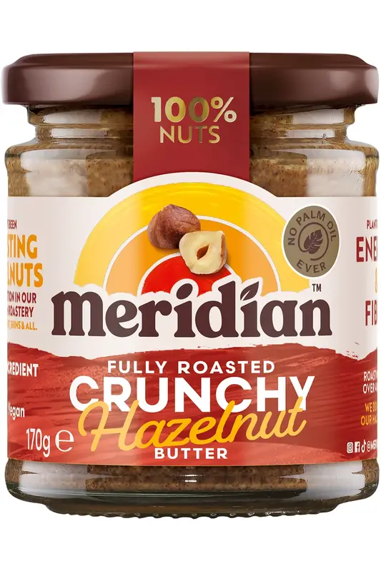 Crunchy Hazelnut Butter 170g (Meridian)