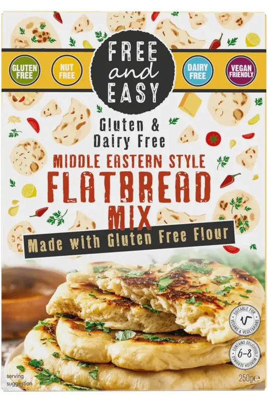 Middle Eastern Flatbread Mix 250g (Free & Easy)