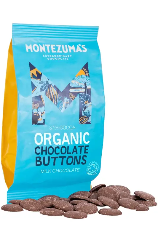 Organic Milk Chocolate Buttons 120g (Montezuma's)