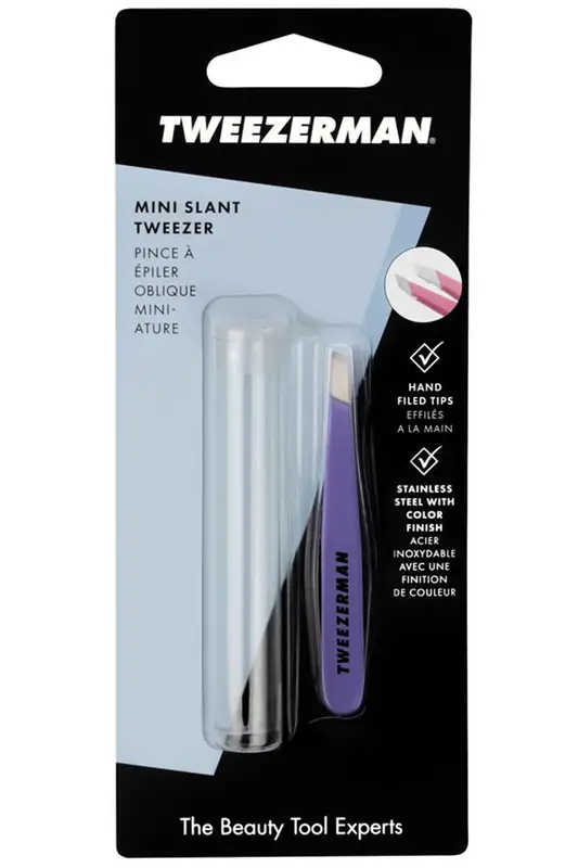 Mini Slant Tweezer Assorted Colours (Tweezerman)