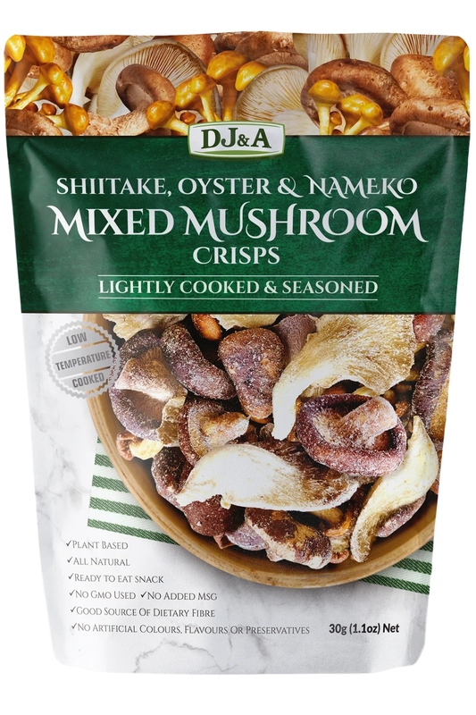 Mixed Mushroom Crisps 30g (DJ&A)
