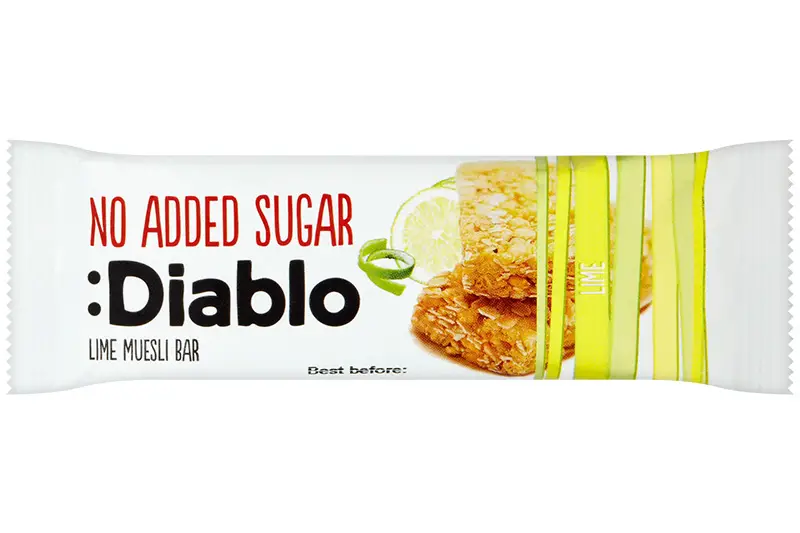 Lime Muesli Bar 30g (Diablo)