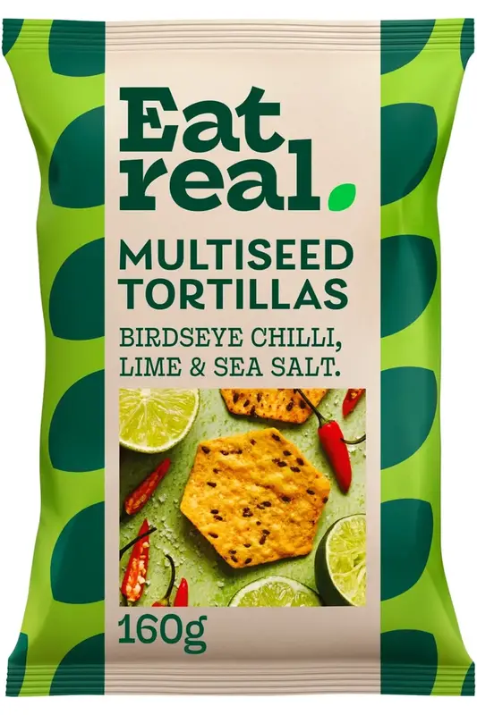 Multiseed Birdseye Chilli Lime & Sea Salt Chips 160g (Eat Real)
