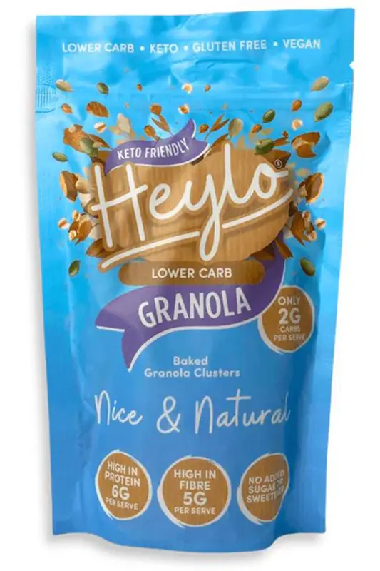 Natural Keto Granola Pouch 360g (HeyLO)
