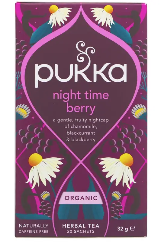 Organic Night Time Berry Tea 20 x Sachets (Pukka)