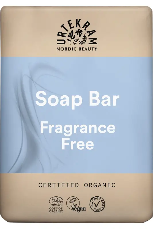 Organic Fragrance Free Soap Bar 100g (Urtekram)