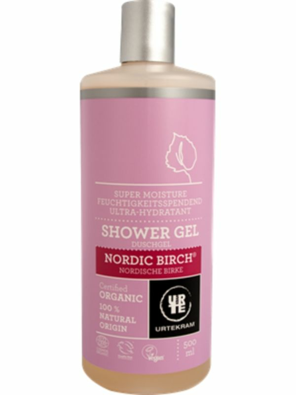 Nordic Birch Shower Gel, Organic 500ml (Urtekram)