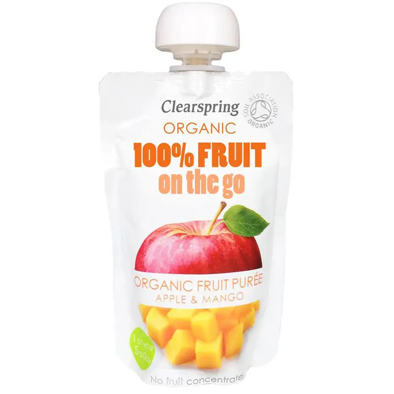 Organic 100% Fruit on the Go Apple & Mango 120g (Clearspring)