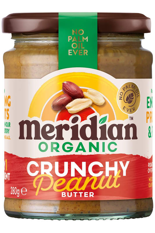 Organic Crunchy Peanut Butter 280g (Meridian)