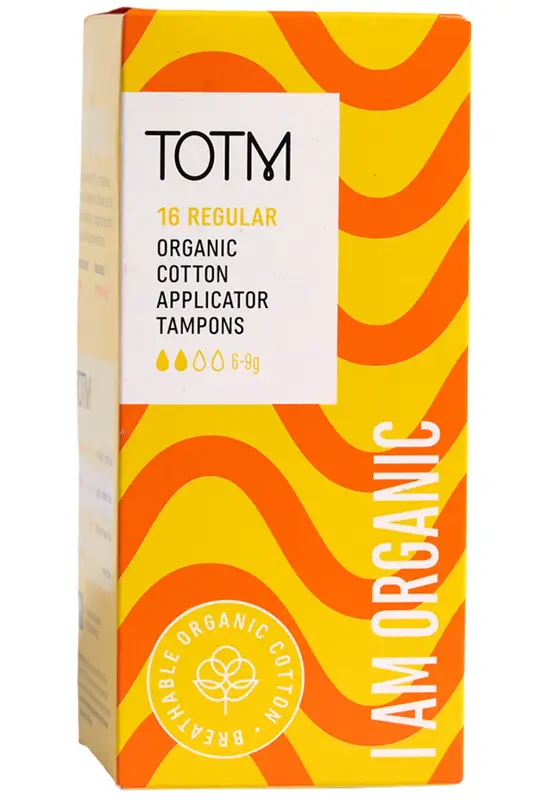 Organic Applicator Tampons - Regular x 16 (TOTM)