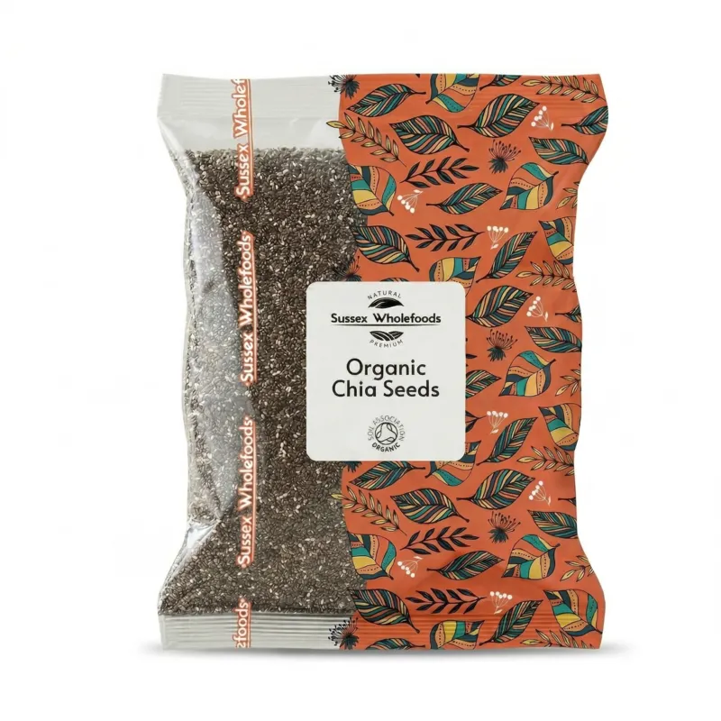 Organic Chia Seeds 500g (Sussex Wholefoods)