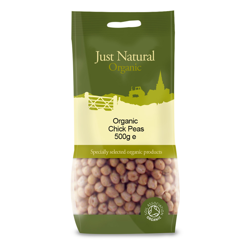 Chickpeas 500g, Organic (Just Natural Organic)