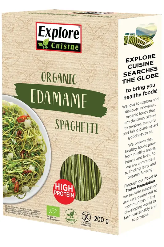 Organic Edamame Spaghetti 200g (Explore Cuisine)